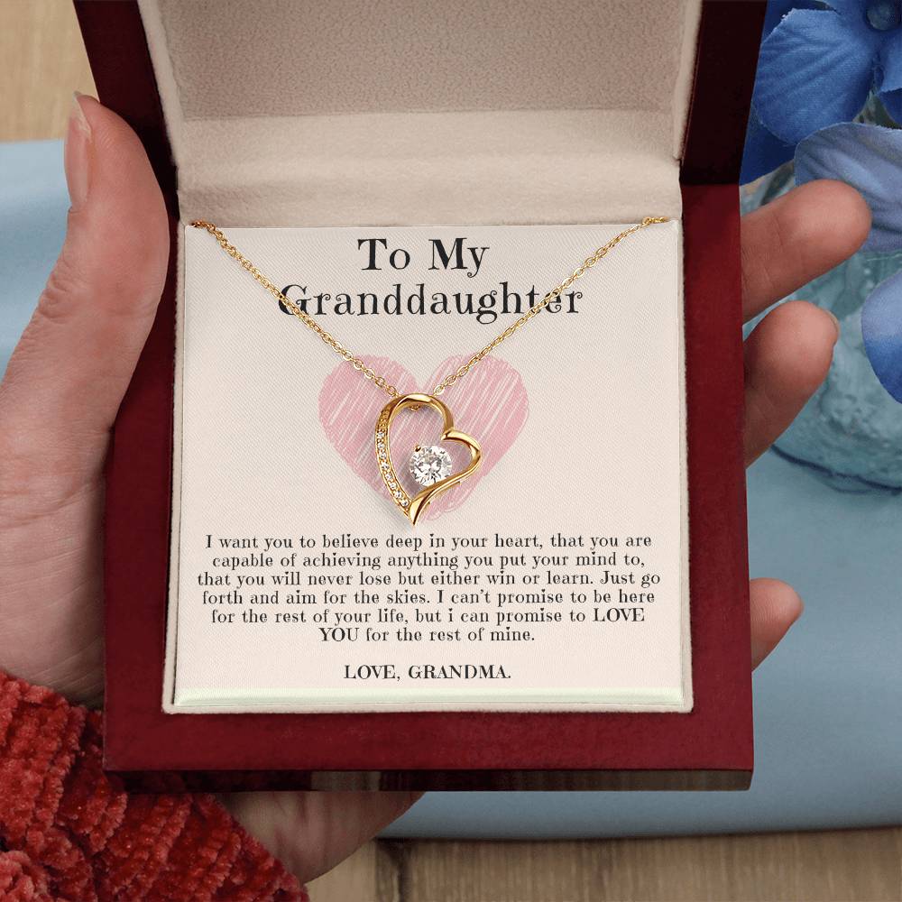 Granddaughter Necklace - Forever Love From Grandma