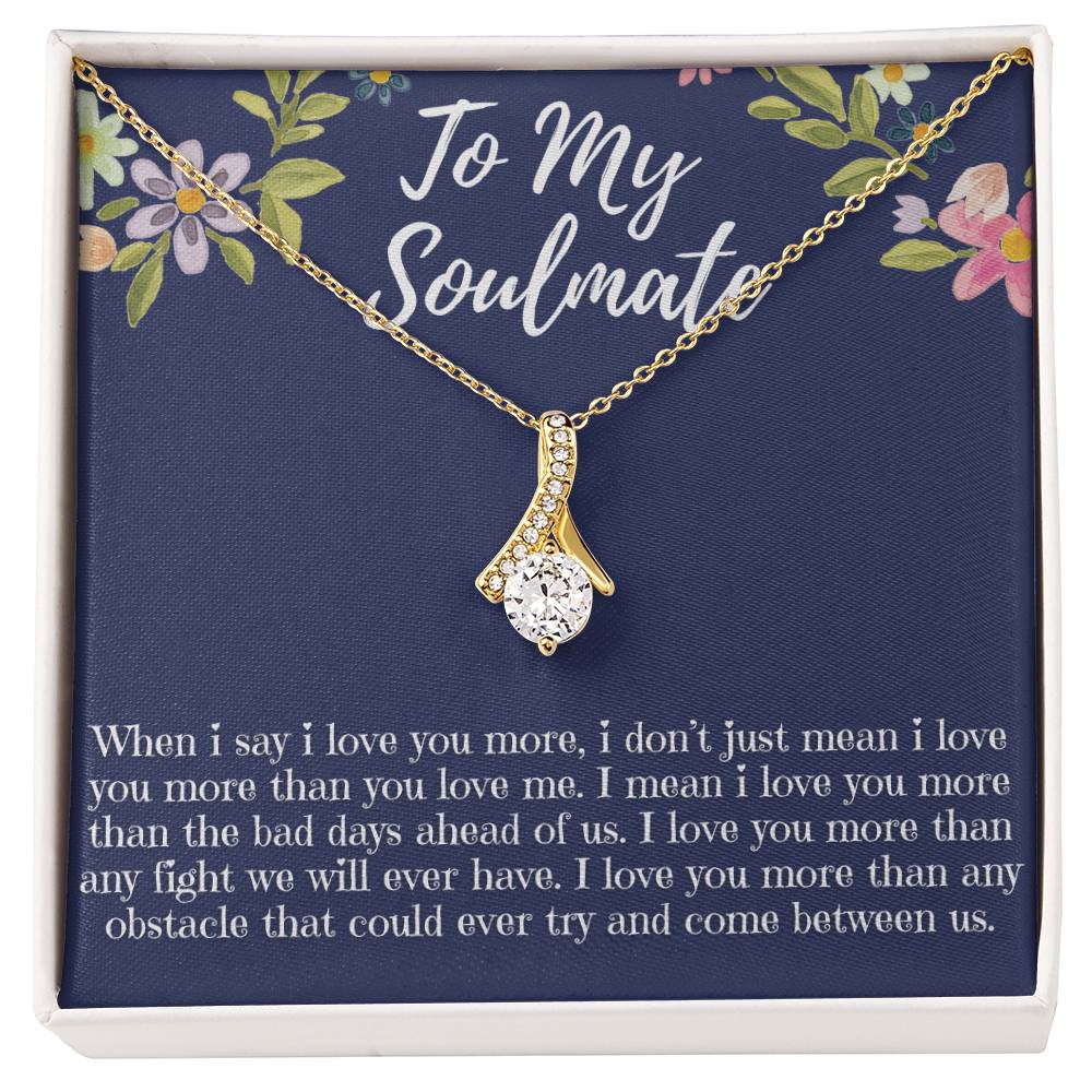 Soulmate Necklace for Her: Alluring Beauty Pendant