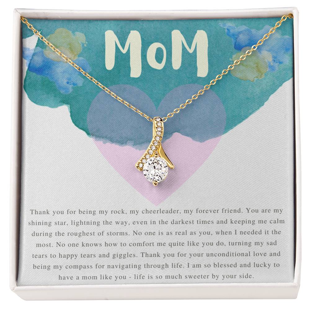 To My Mom Necklace - Alluring Beauty Pendant