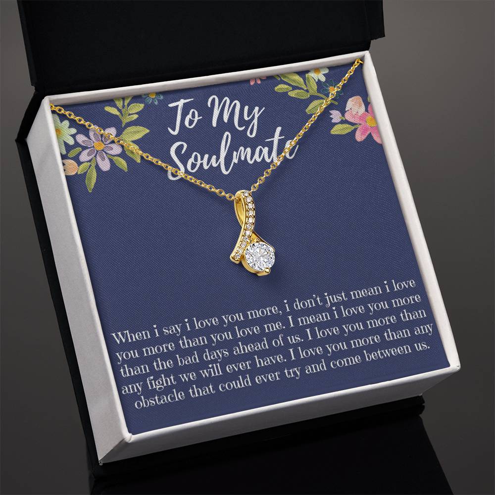 Soulmate Necklace for Her: Alluring Beauty Pendant