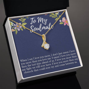 Soulmate Necklace for Her: Alluring Beauty Pendant