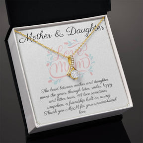 Mother and Daughter Necklace: Alluring Beauty Pendant