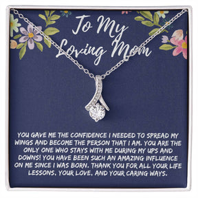 To My Mom Necklace - Alluring Beauty Pendant