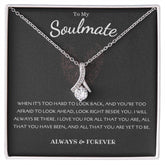 To My Soulmate Necklace - Alluring Beauty in Gold & White Gold