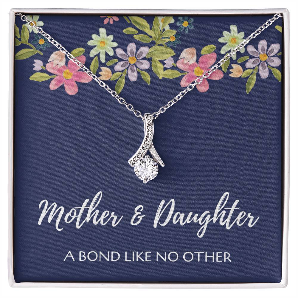 Mom Daughter Necklace - Alluring Beauty Pendant