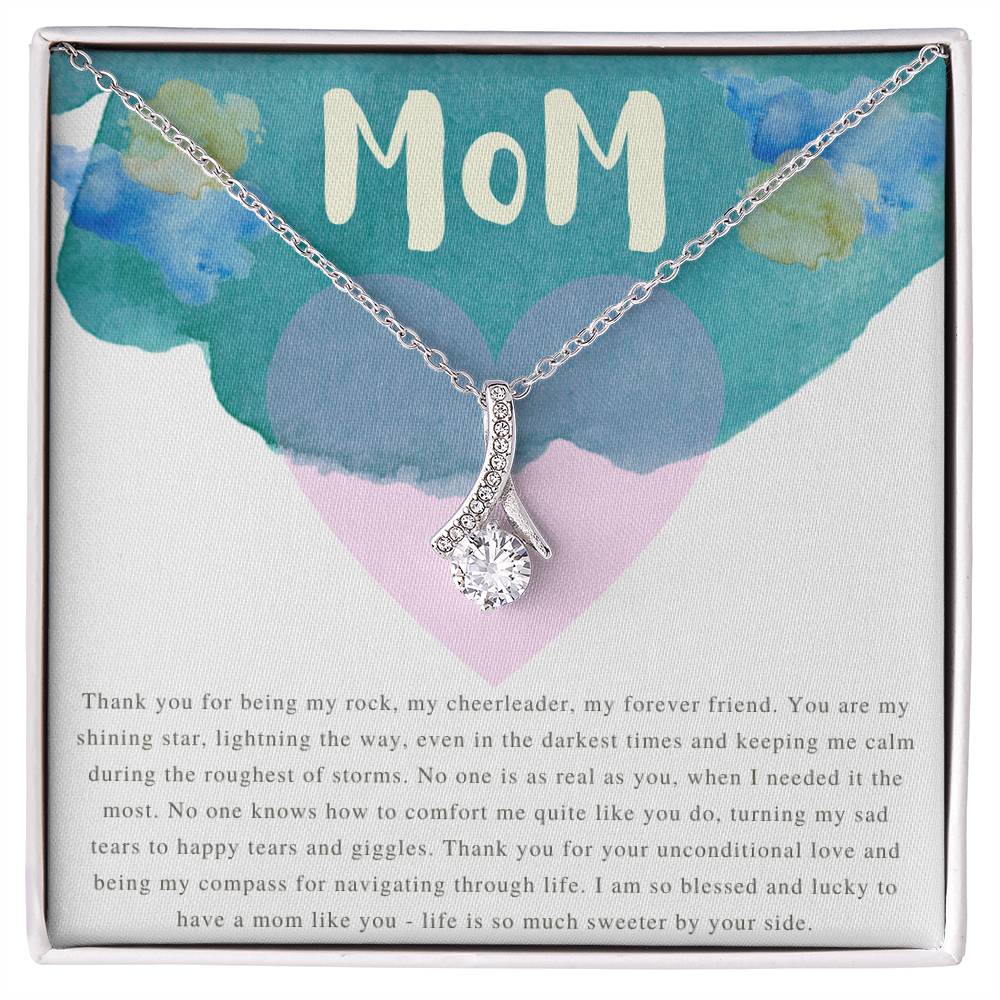 To My Mom Necklace - Alluring Beauty Pendant