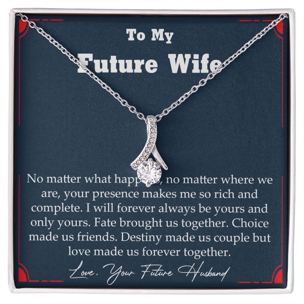 Birthstone Necklace for your future Wife - Alluring Beauty Gift