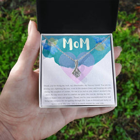 To My Mom Necklace - Alluring Beauty Pendant