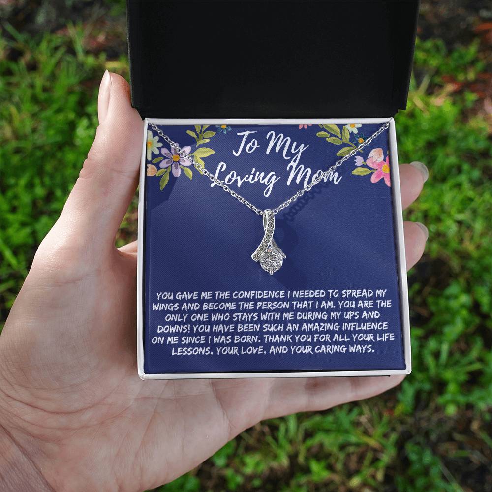 To My Mom Necklace - Alluring Beauty Pendant