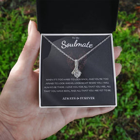 To My Soulmate Necklace - Alluring Beauty in Gold & White Gold