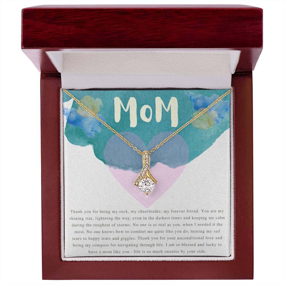 To My Mom Necklace - Alluring Beauty Pendant