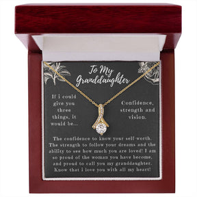 Granddaughter Necklace: Alluring Beauty in Gold