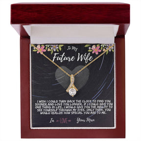 To My Future Wife Necklace - Alluring Beauty in Gold & White Gold