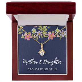 Mom Daughter Necklace - Alluring Beauty Pendant