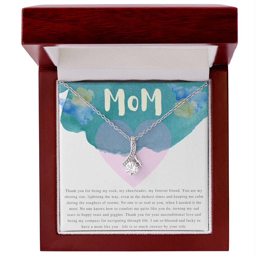 To My Mom Necklace - Alluring Beauty Pendant