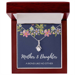 Mom Daughter Necklace - Alluring Beauty Pendant