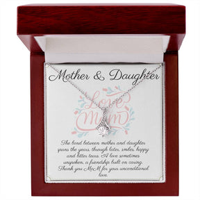 Mother and Daughter Necklace: Alluring Beauty Pendant