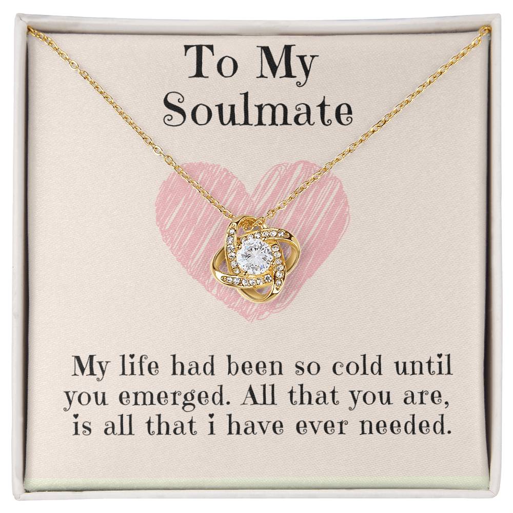 Soulmate Necklace: Love Knot To My Beloved