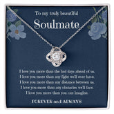 Soulmate Chain Love Knot Necklace for Her