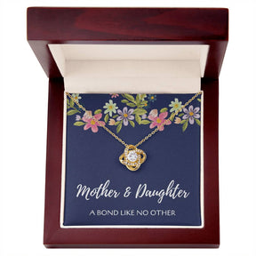 Love Knot Necklace Mother & Daughter - Timeless Bond in Gold