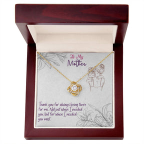 Necklace for your Mother - Love Knot in Gold Variants