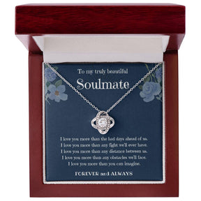 Soulmate Chain Love Knot Necklace for Her