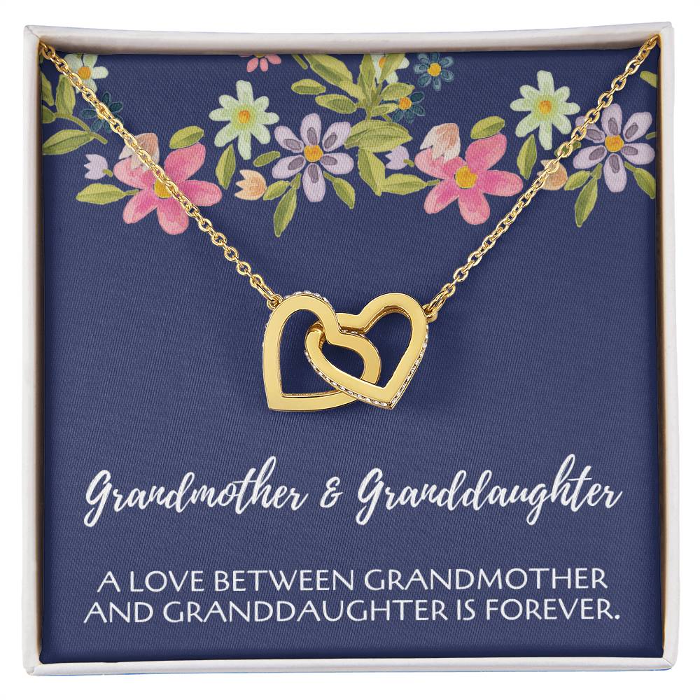 Interlocked Necklace for Grandmother & Granddaughter