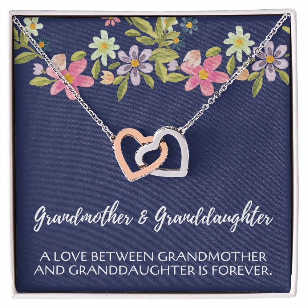 Interlocked Necklace for Grandmother & Granddaughter