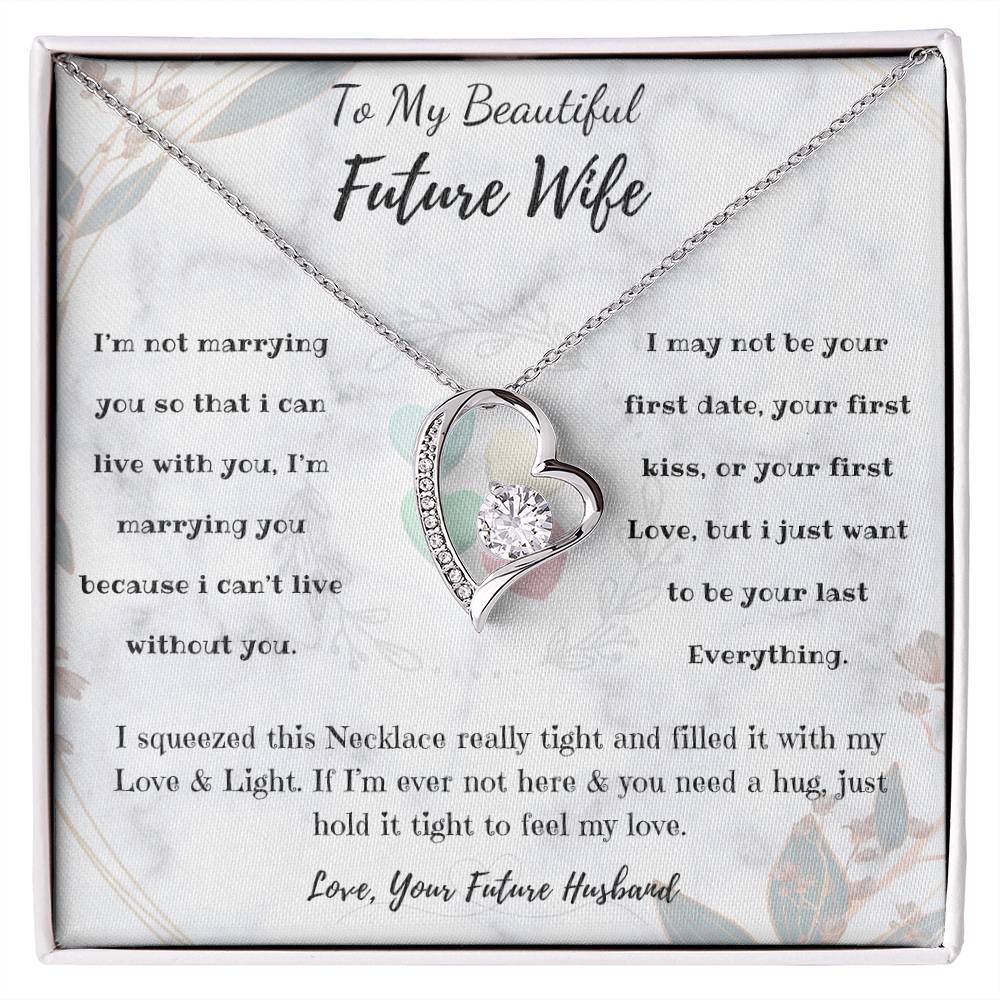 To My Future Wife Necklace: Forever Love