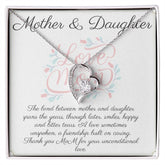 Mum & Daughter Necklace - Forever Love Pendant