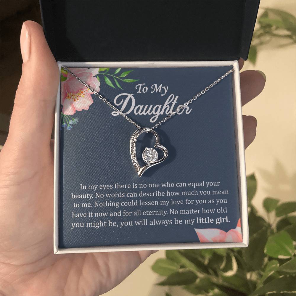 To My Daughter From Dad Necklace - Forever Love