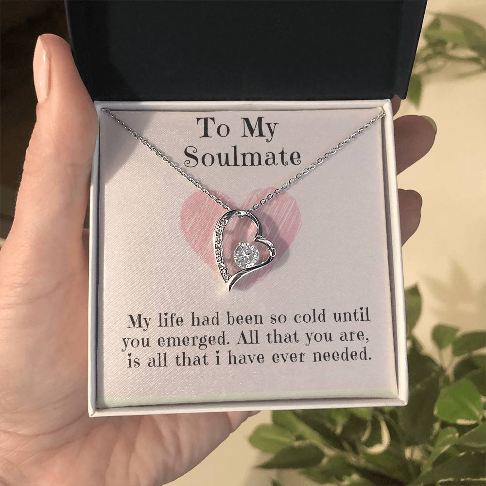 To My Soulmate Necklace: Forever Love