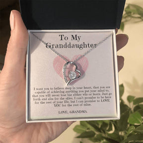 Granddaughter Necklace - Forever Love From Grandma