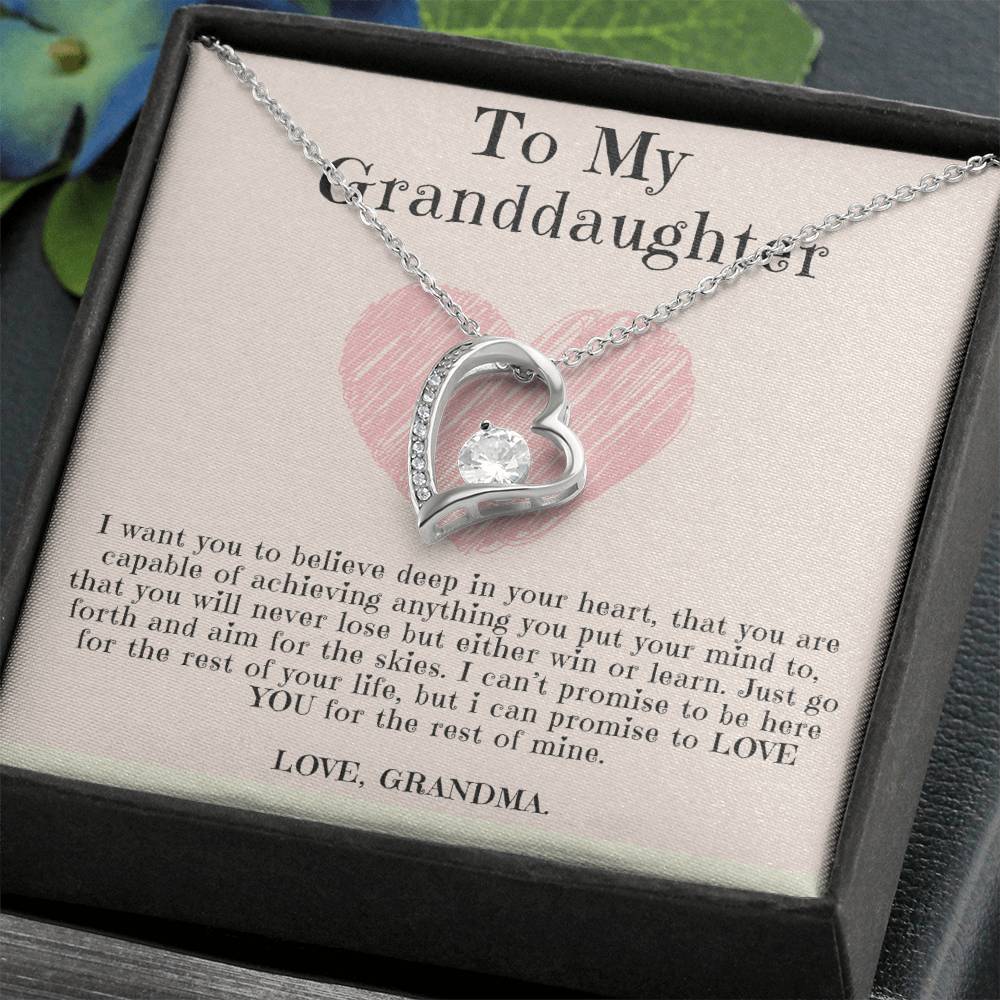 Granddaughter Necklace - Forever Love From Grandma