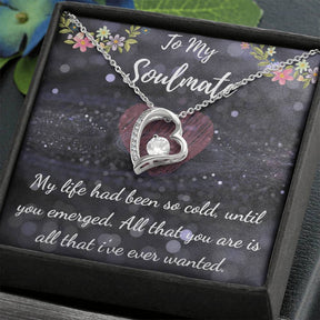 To My Soulmate Necklace: Forever Love Pendant