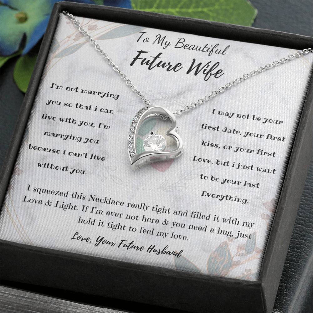 To My Future Wife Necklace: Forever Love