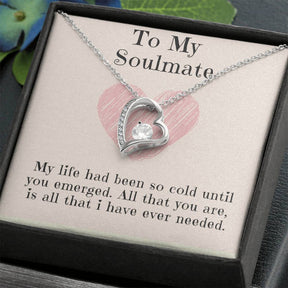 To My Soulmate Necklace: Forever Love