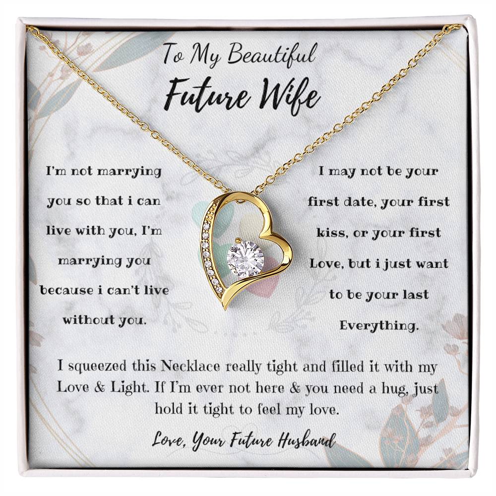 To My Future Wife Necklace: Forever Love