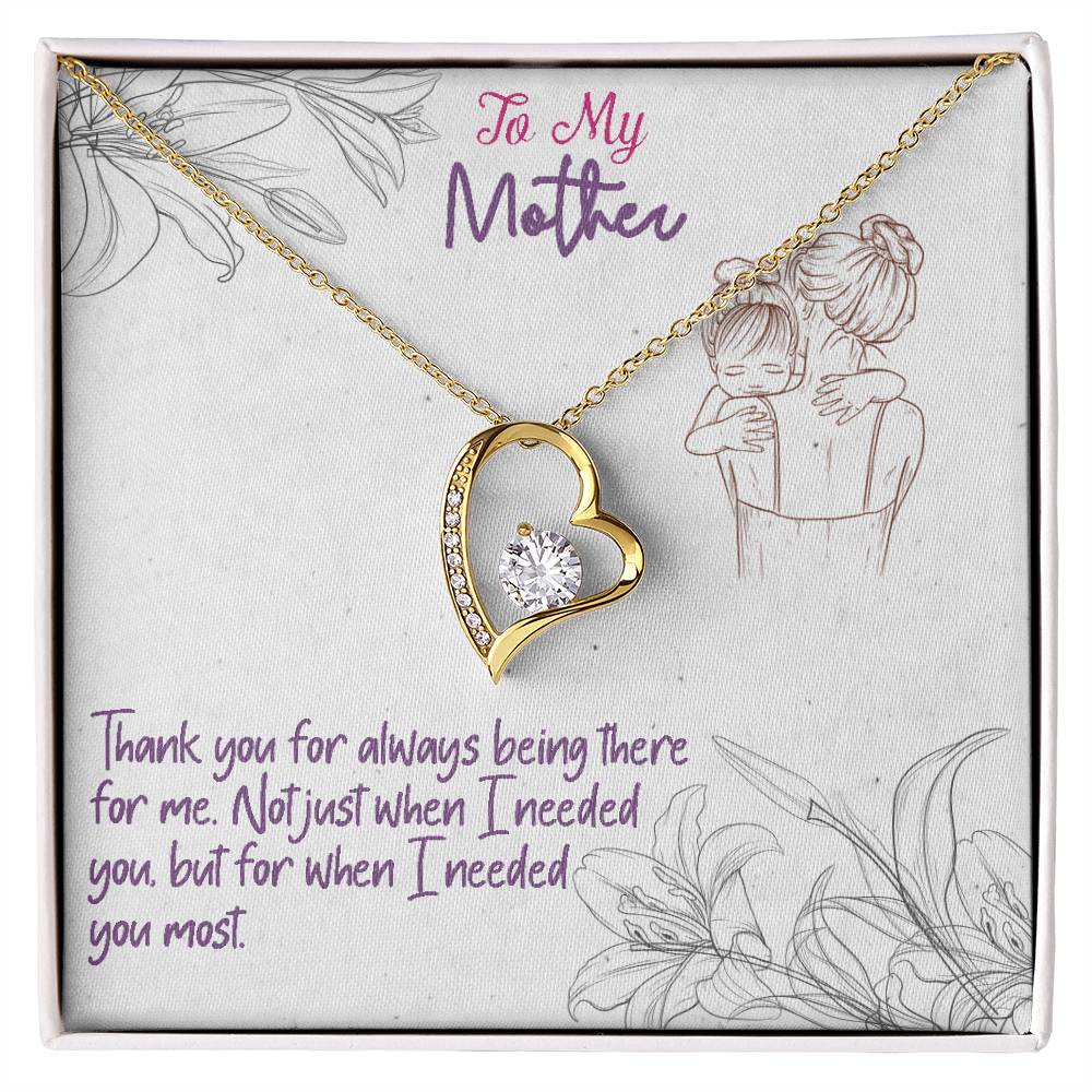 Mom Necklace - Forever Love To My Mother